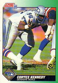 Cortez Kennedy Seattle Seahawks 1991 Score NFL #279